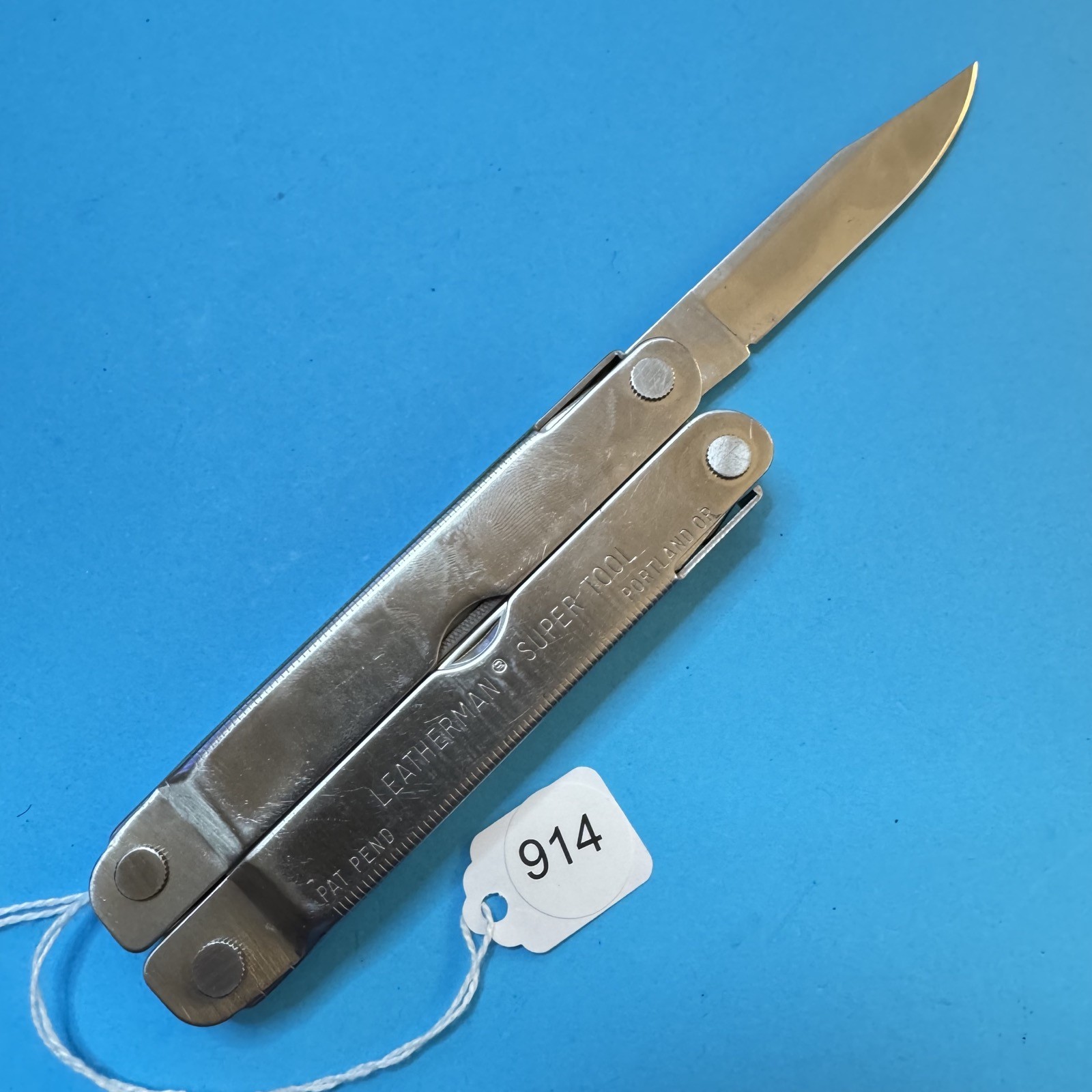 Leatherman Super Tool Plier Multi Tool Pocket Knife Excellent Condition EDC #914