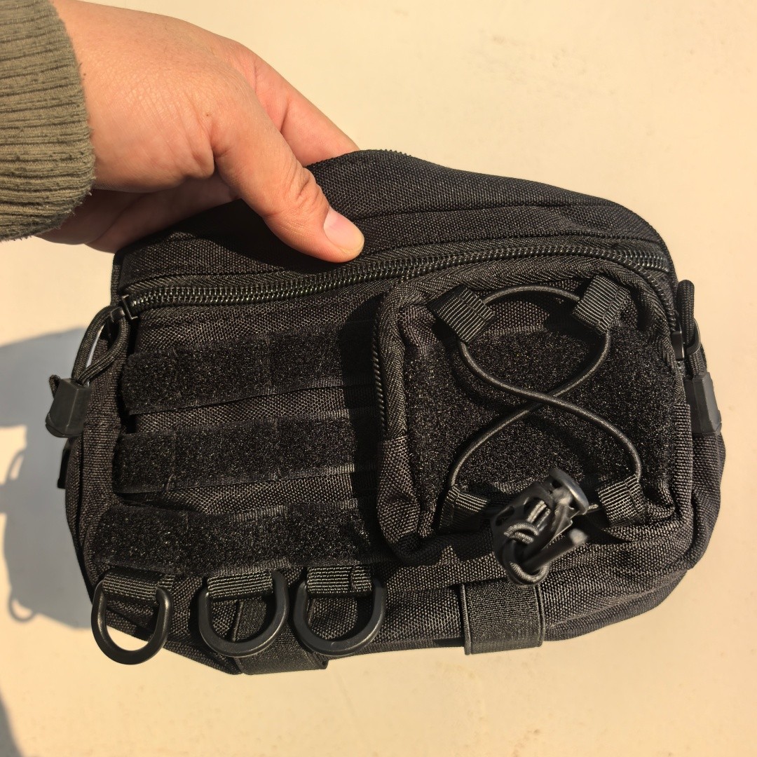 22x12x5cm EDC Tactical accessory waist bag Toolkit Black