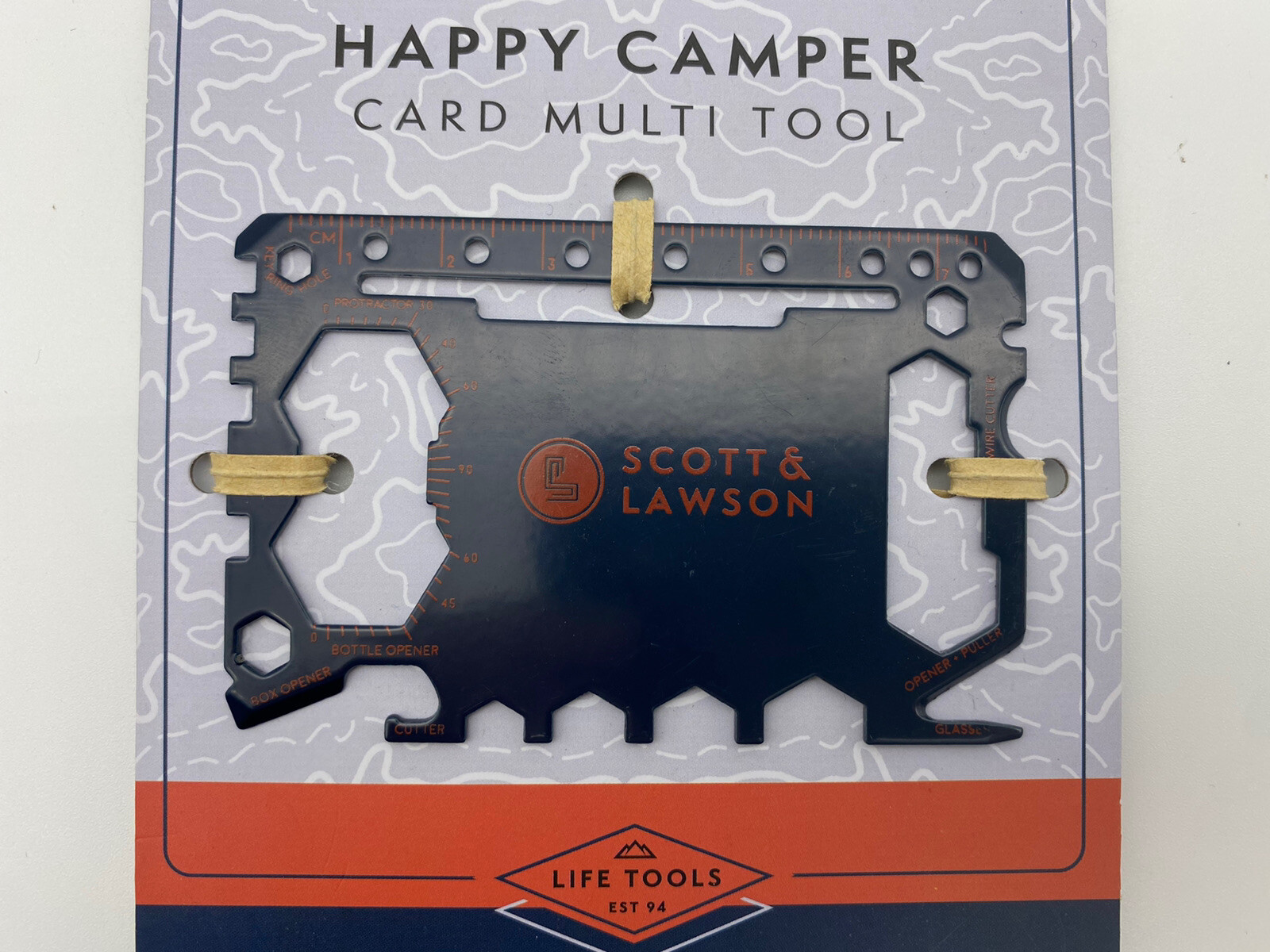Scott & Lawson Multi Tool Credit Card Wallet Pocket Survival 18 In 1 Tool NEW