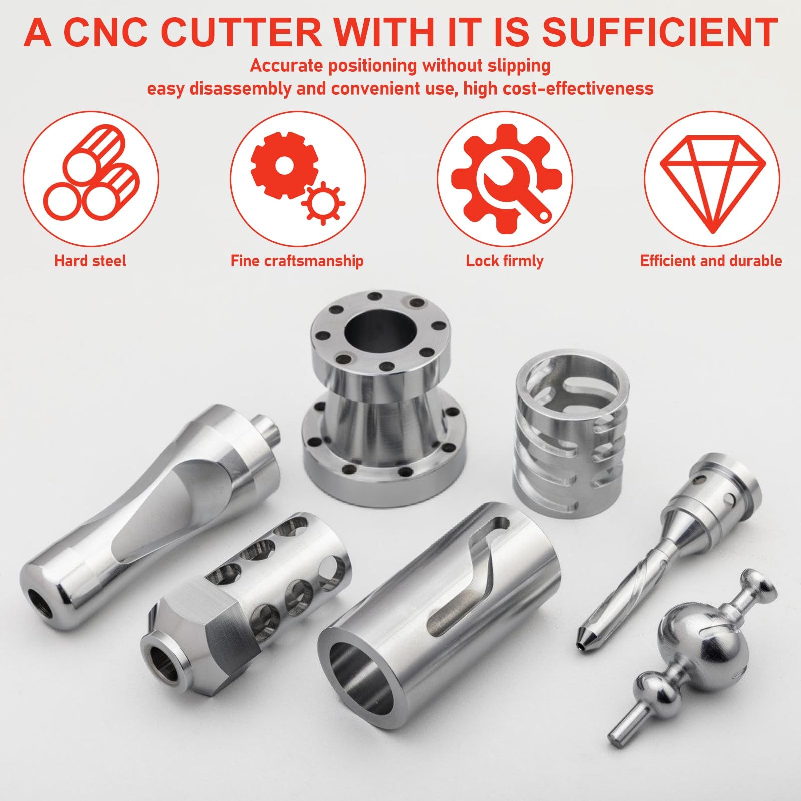 6pcs Threaded Spanner, Hook Wrench Tool CNC Mechanical Wrench…