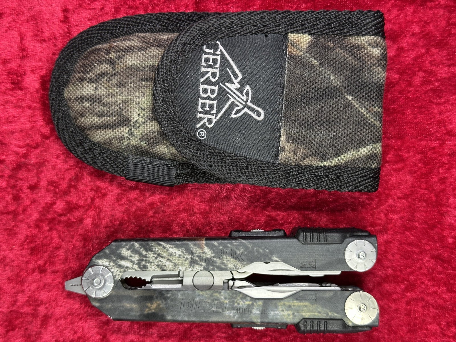 Gerber Diesel Mossy Oak Camo Multi-Plier NeedleNose w/Sheath Ultra-Rare (599)