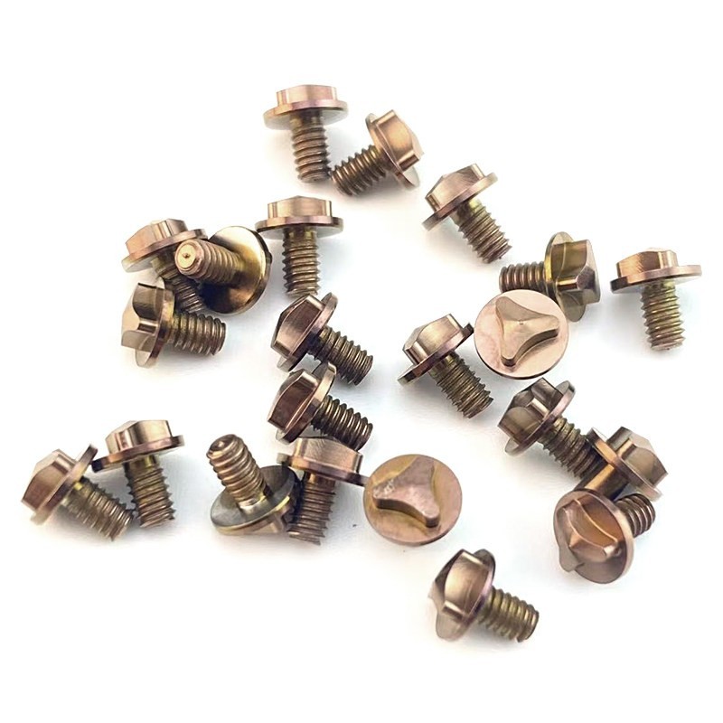 6PCS Titanium Handle Screws for UT Scarab Style DIY Handle Repair Parts
