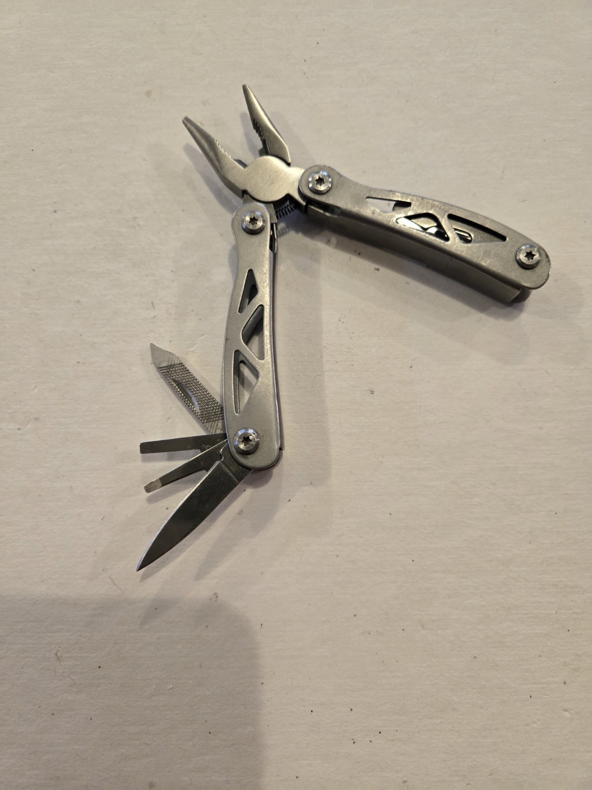 Unbranded Mini Multi Tool 10 In 1, Silver