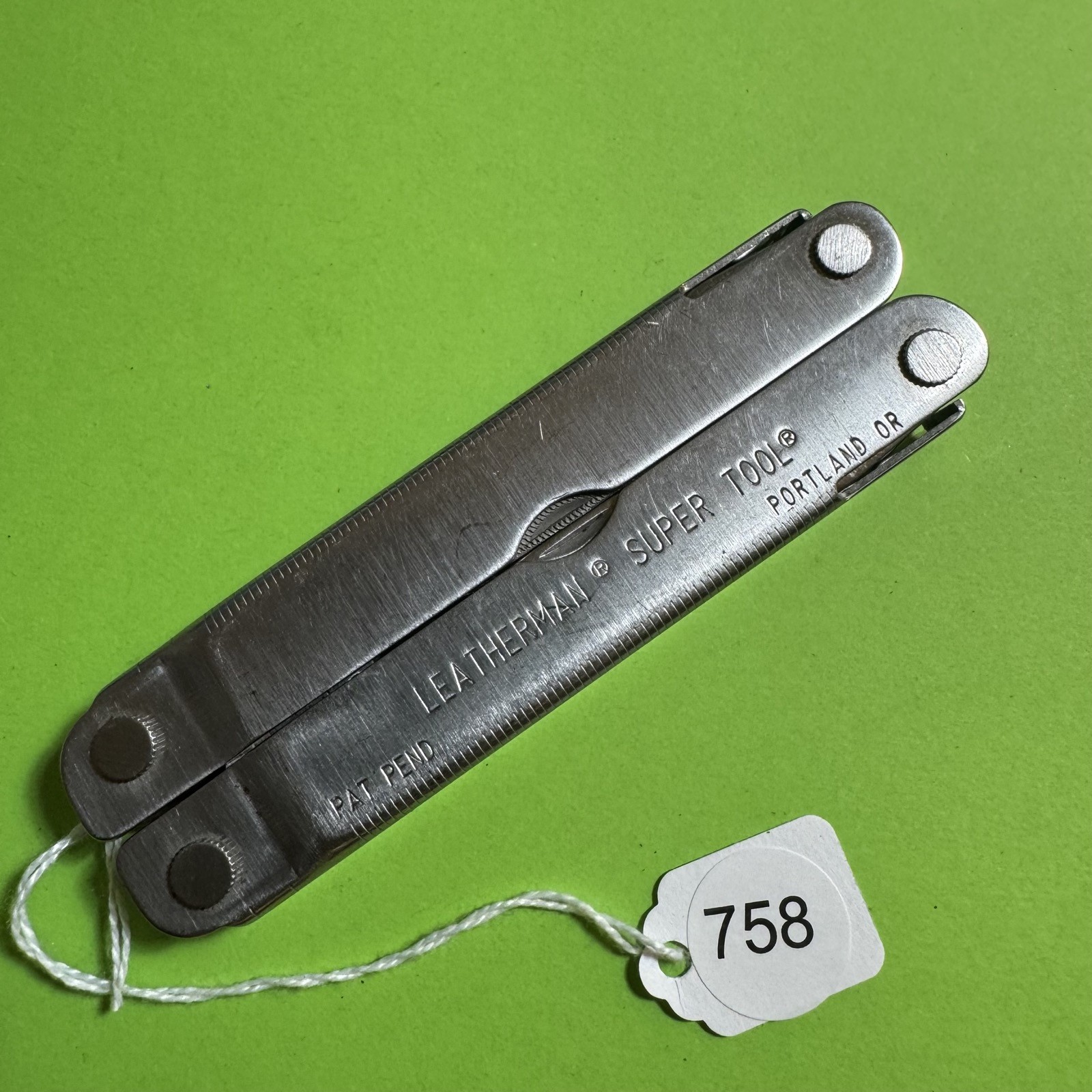 Leatherman Super Tool Plier Multi Tool Pocket Knife Stainless EDC #758