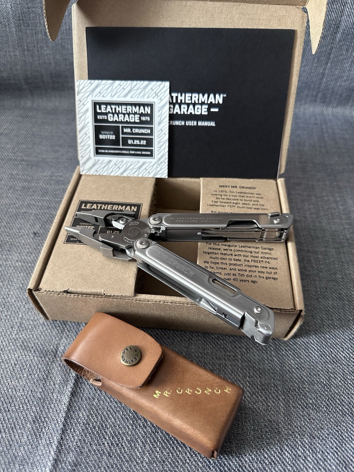 Leatherman Mr. Crunch Garage Edition Batch 001