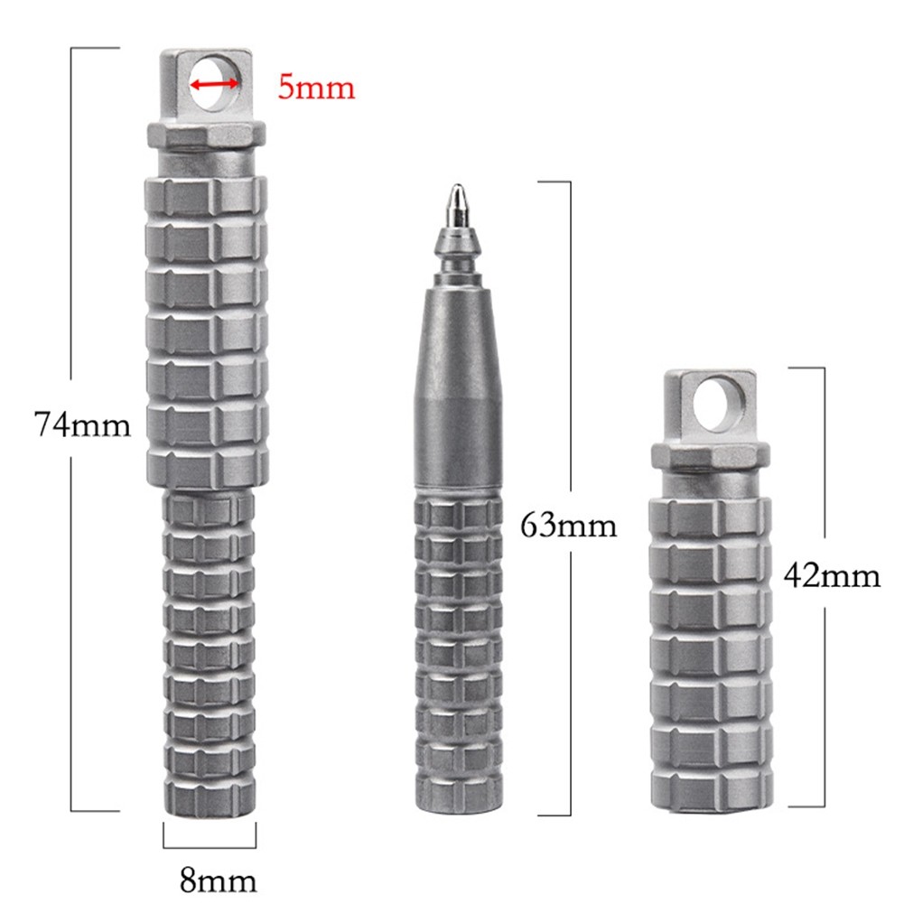 Multifunctional Titanium Alloy Pen Portable Writing Pen Q4A89464