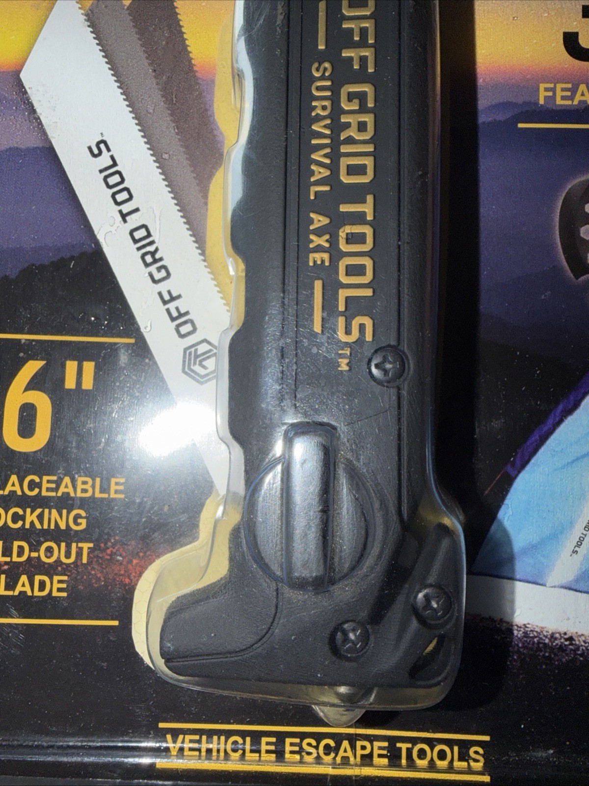 Off Grid Tools Survival Axe 31 Feature New In Box Vehicle Escape Camping Hiking