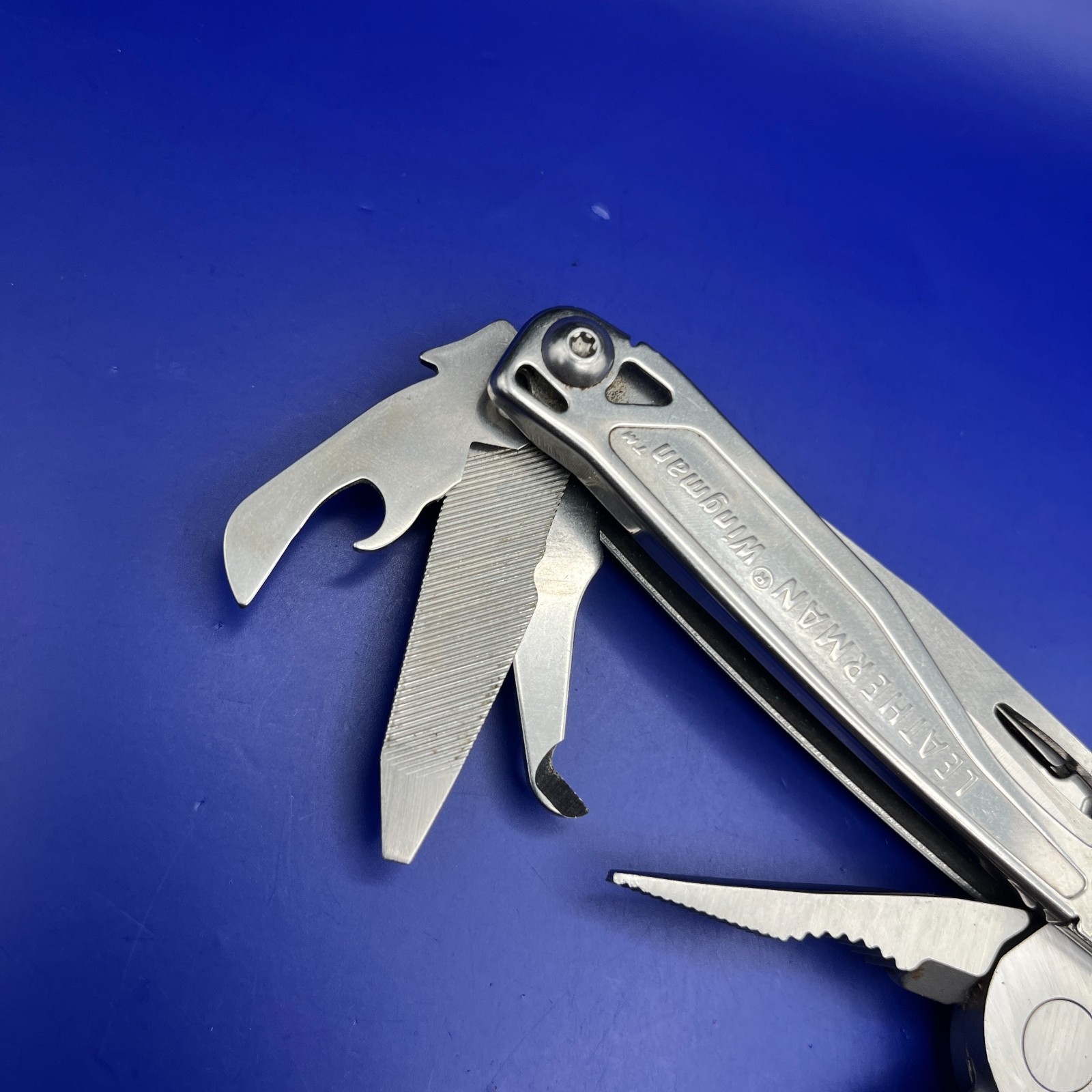 Leatherman Stainless Steel Wingman Multi Tool Scissors Knife Plier