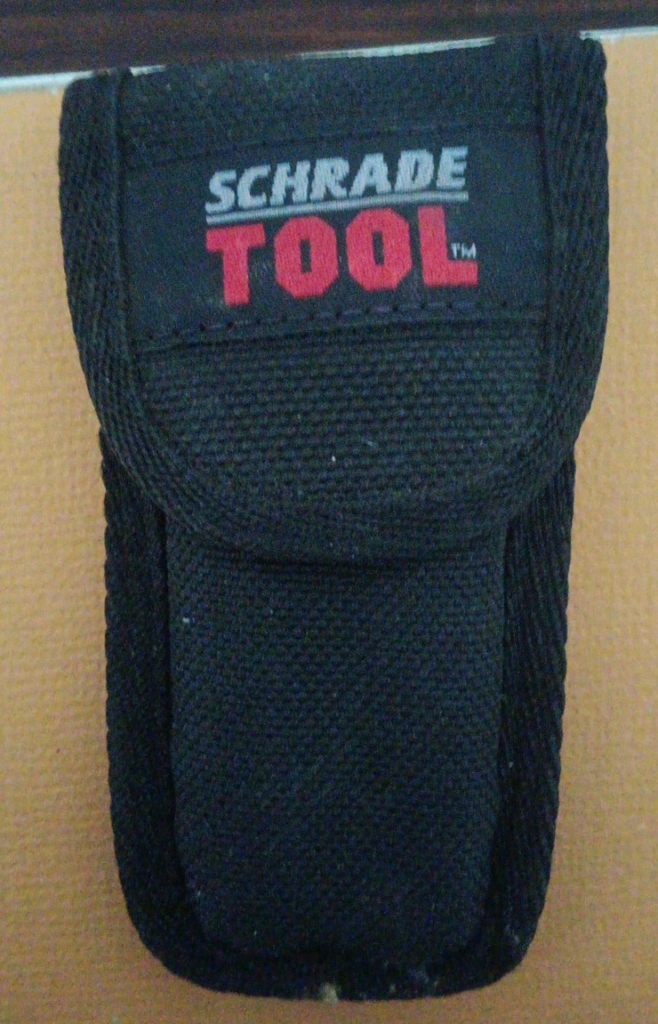 Schrader Tough Tool St1 Or St1n Never Used W/sheath 4 1/2″ Multi Tool Stainless