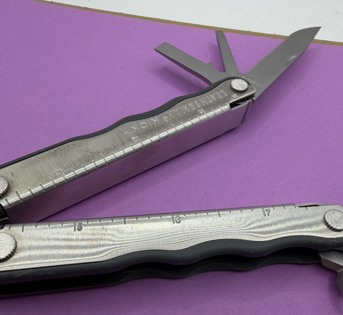 Leatherman Kick Multi-Tool With Nylon Sheath, Knife, Pliers, Retired
