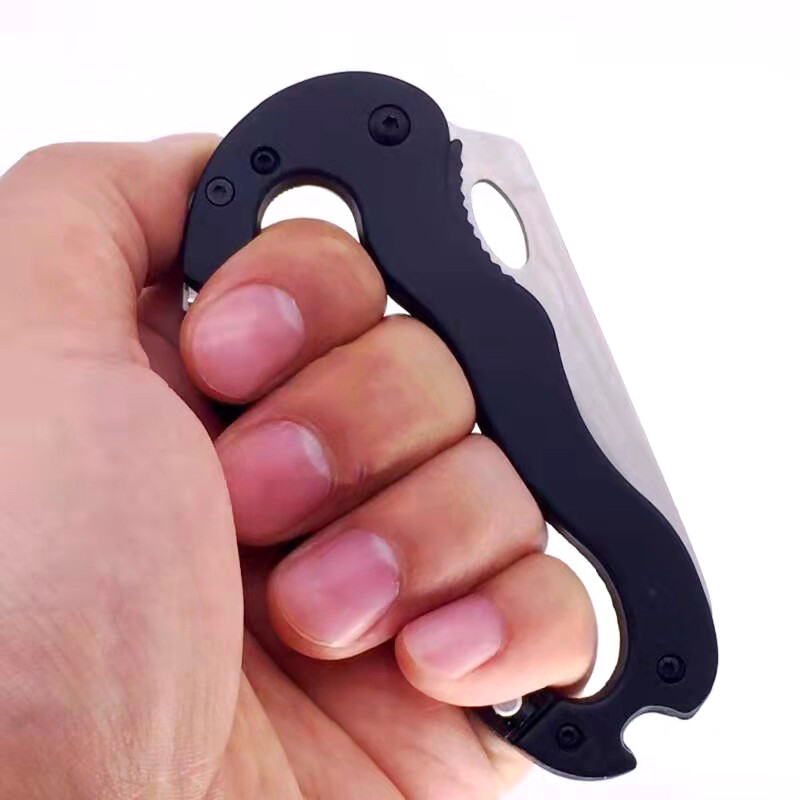 Survival Camping EDC Gear Multi-Tool Carabiner Keychain Key Holder Screwdriver