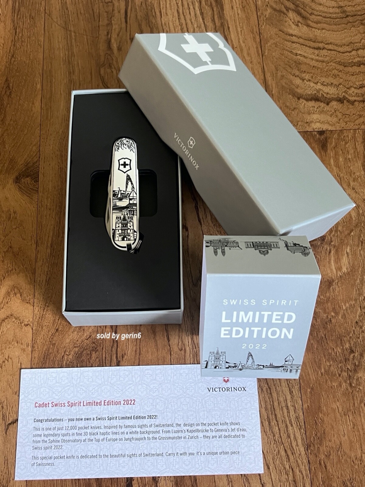 Swiss Army Knife 2022 Swiss Spirit Cadet, 84mm Victorinox 0.2603.7L22 New In Box