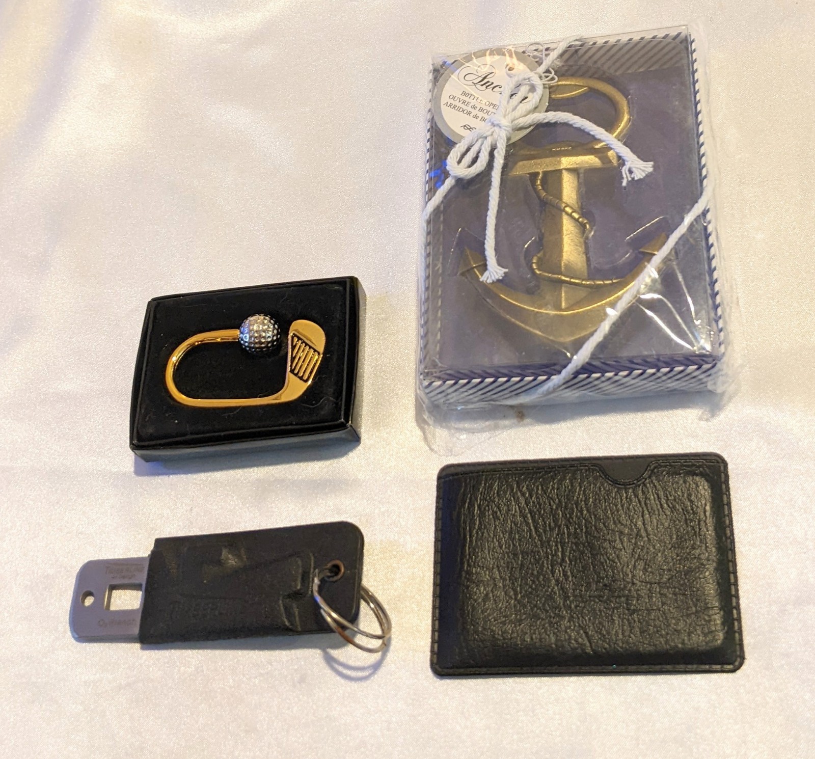 Small Lot Of Fathers Day Gifts – Golf Key Ring, Multi Tools, Bottle Opener