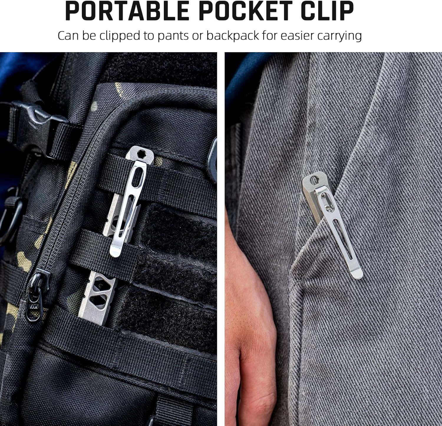 Titanium EDC Pry Bar, Keychain Pry Bar Multitool with Bottle Opener, Pocket Smal