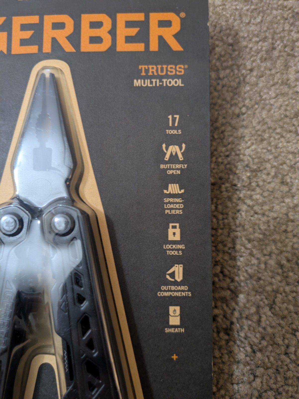 Gerber Truss Multi Tool Black 17 Tools Sheath