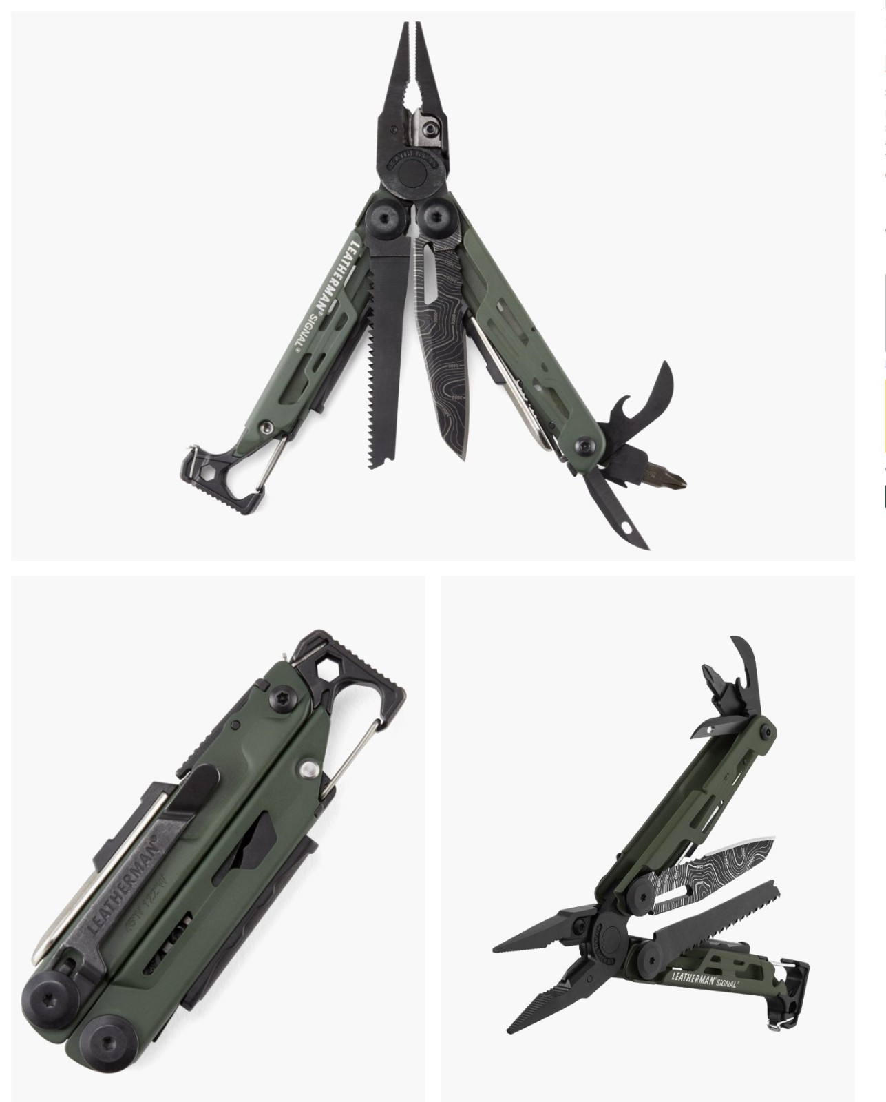 Leatherman Signal Multitool Fire Starter – Black Topo Blade | new in box