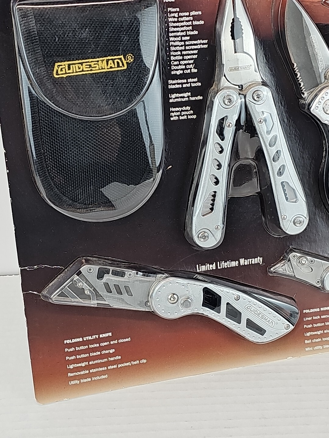Guidesman 5 Piece Multi-tool set – Nylon Pouch With Belt Loop 243-2859
