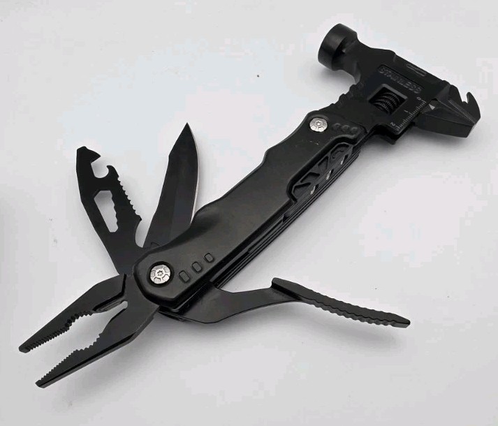 Multi Tool Hammer Adjustable Wrench Foldable Pliers Camping Car Repair Tool