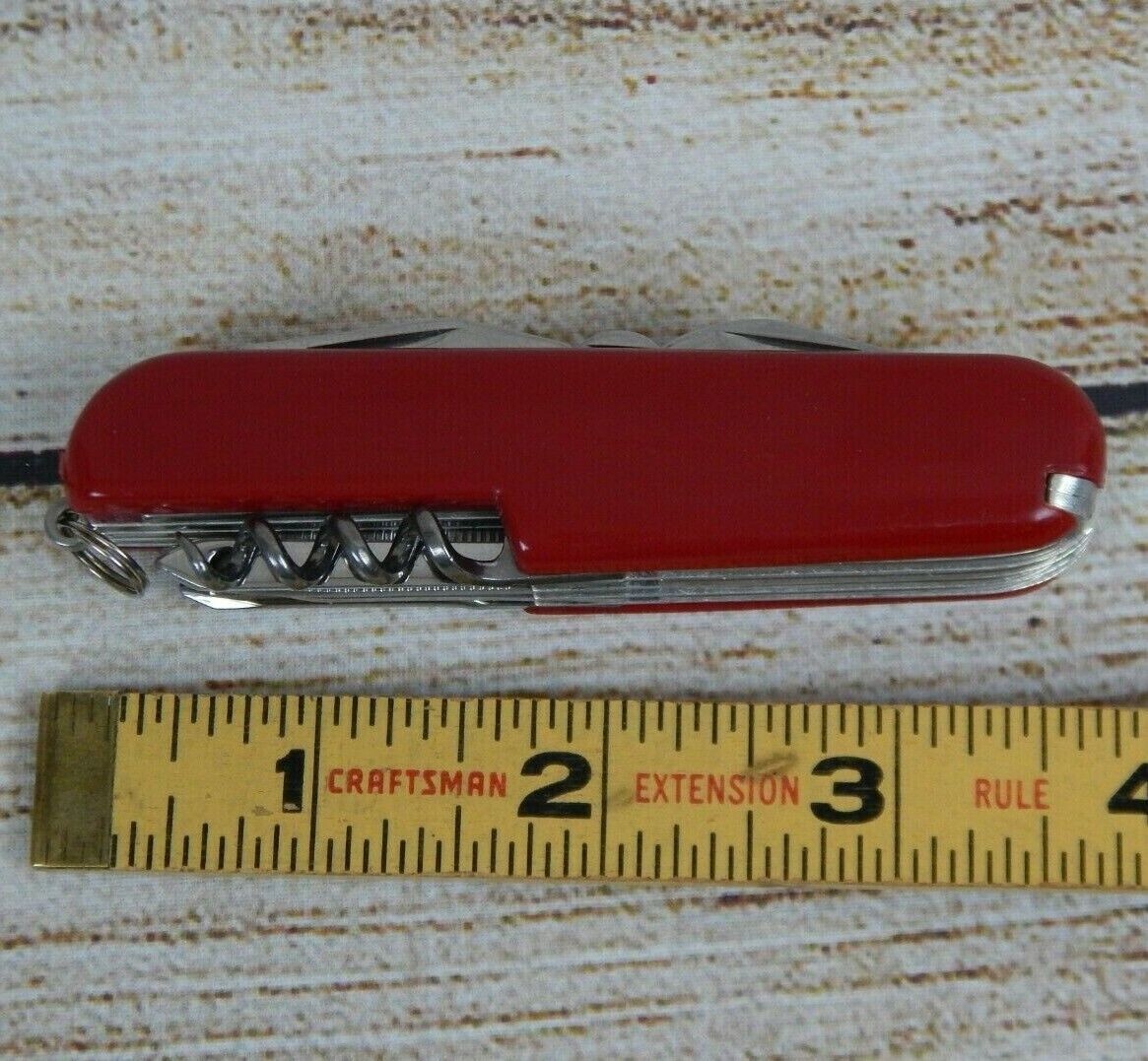 13 Function Multi Tool Survival Rescue Pocket Knife Camping Scout Stainless Red