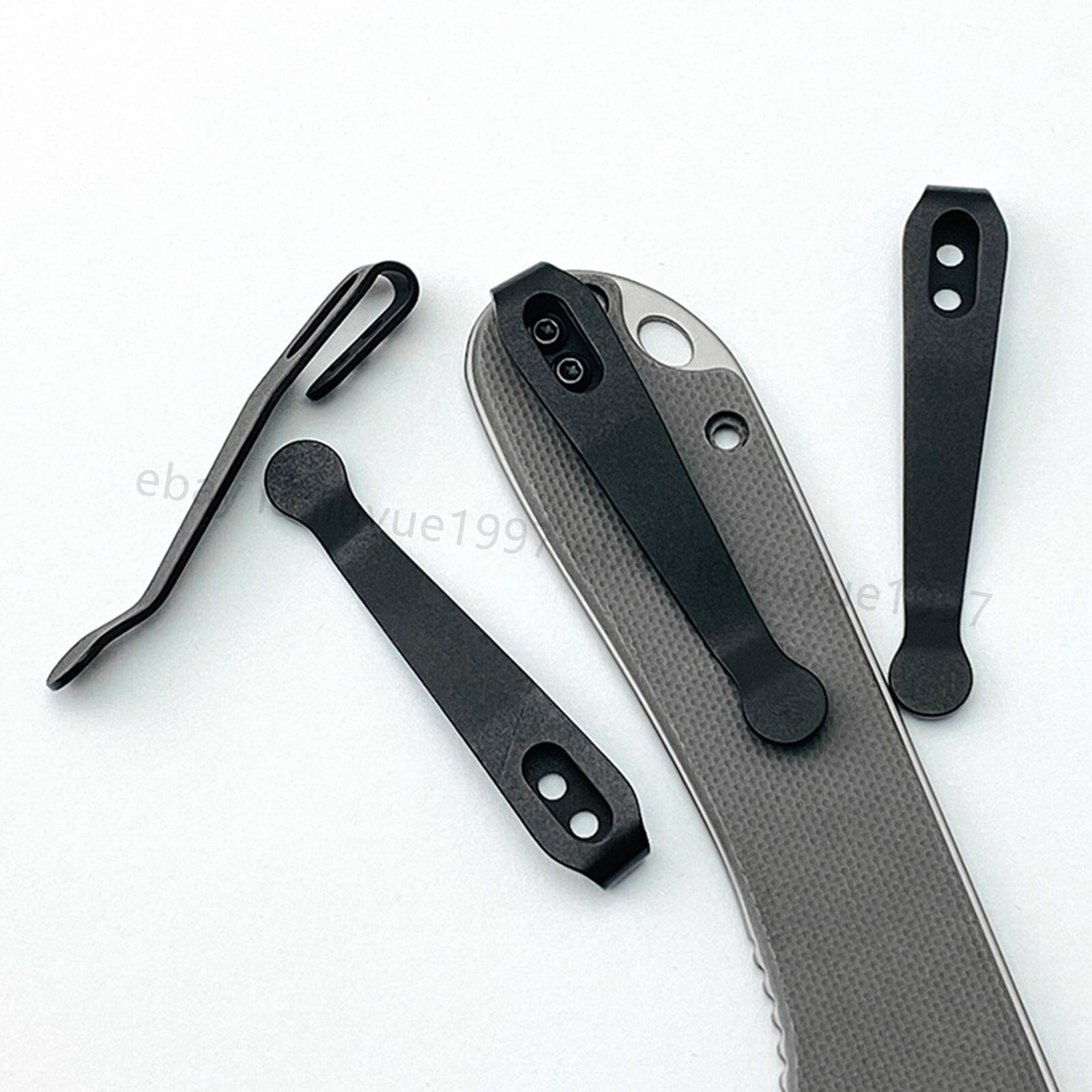 TC4 Titanium Deep Carry Back Clip Pocket Clip For CIVIVI C907 Knives with Screw