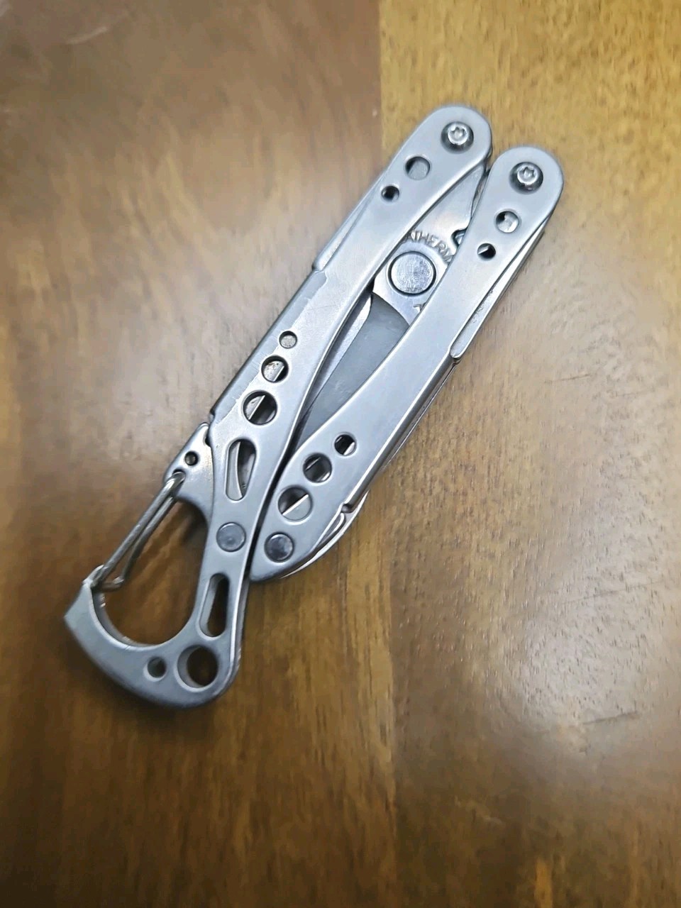 LEATHERMAN STYLE CS Black Multi-Tool Knife File Tweezer Carabiner