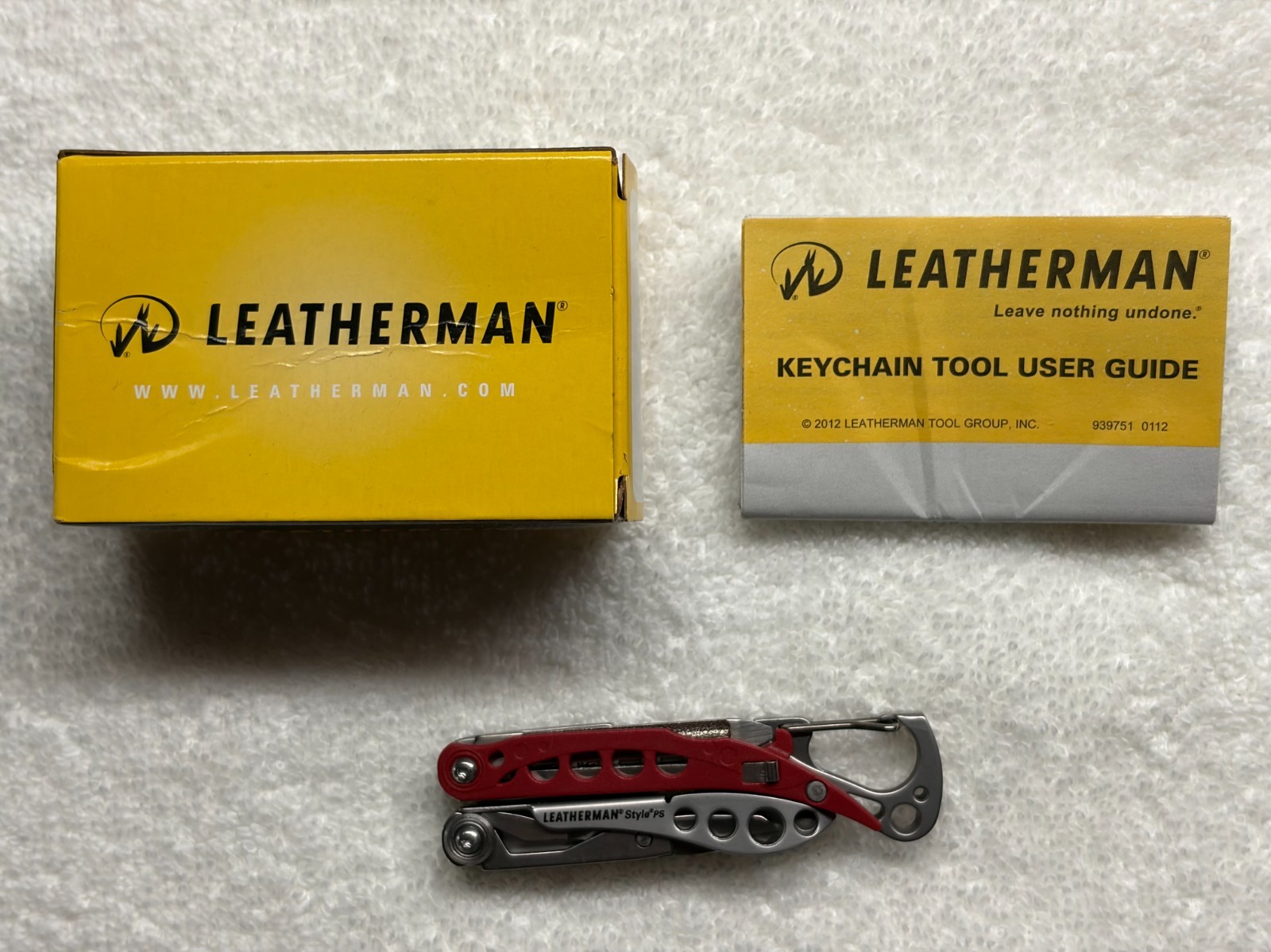 🔥 Leatherman Style PS Red Retired Multi Tool Keychain Rare New TSA Compliant