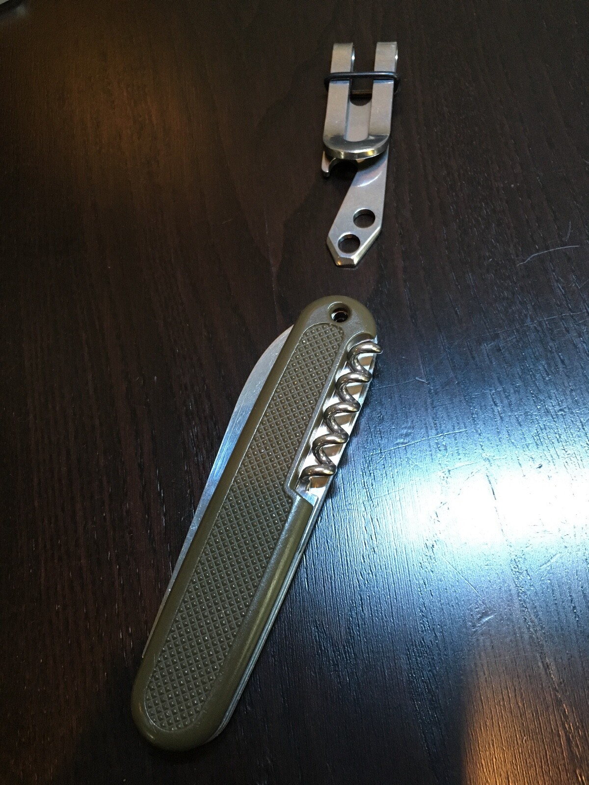 Stainless Cat EDC GEAR Money Clip Bottle Opener Screwdriver Pocket Multi Tool