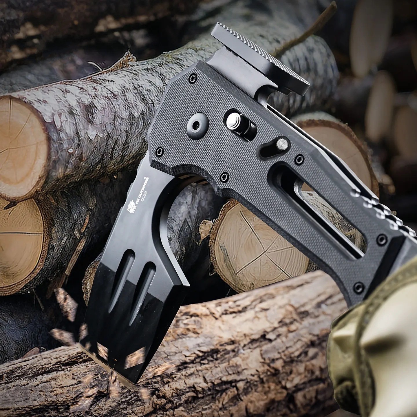 Mini Small Pocket Folding Axe Foldable Hatchet Tomahawk Hammer Survival Camping
