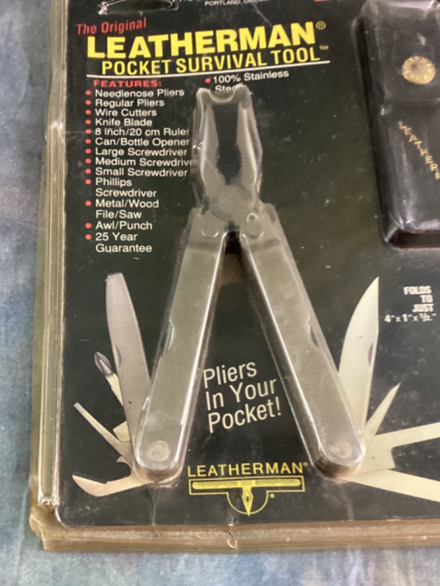 Original 1991 Leatherman Pocket Survival Tool PST Multi-Tool USA