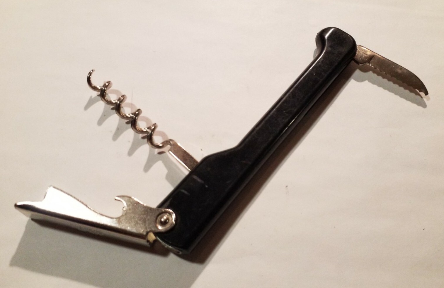 Capitano Franmara Pat Pend Multi-tool/ Bar Tool Waiters Corkscrew Serrated Blade