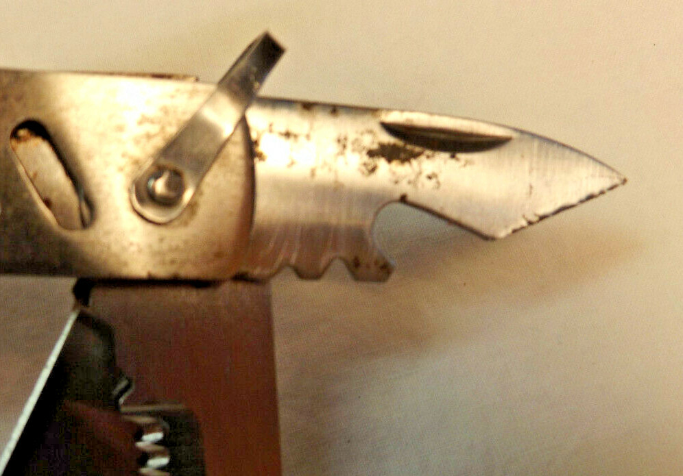 BARLOW MULTI TOOL w PLIERS Advertising SUPELCO Stainless Steel w SHEATH