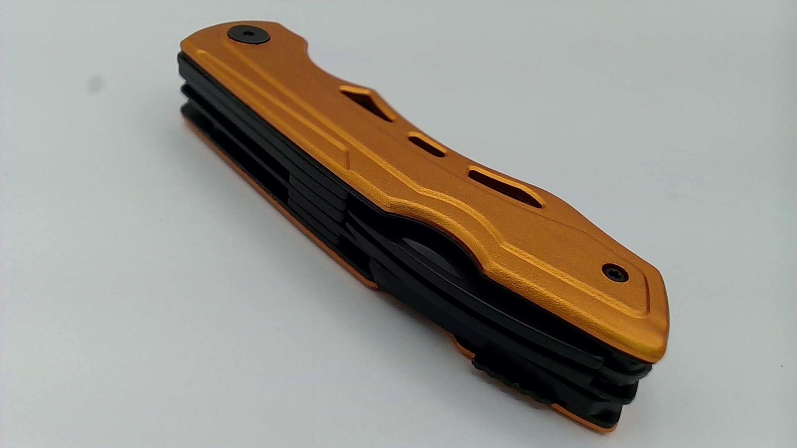 Yellow RoverTac Multitool Pocket Knife For Camping, Hiking, Survival Fishing