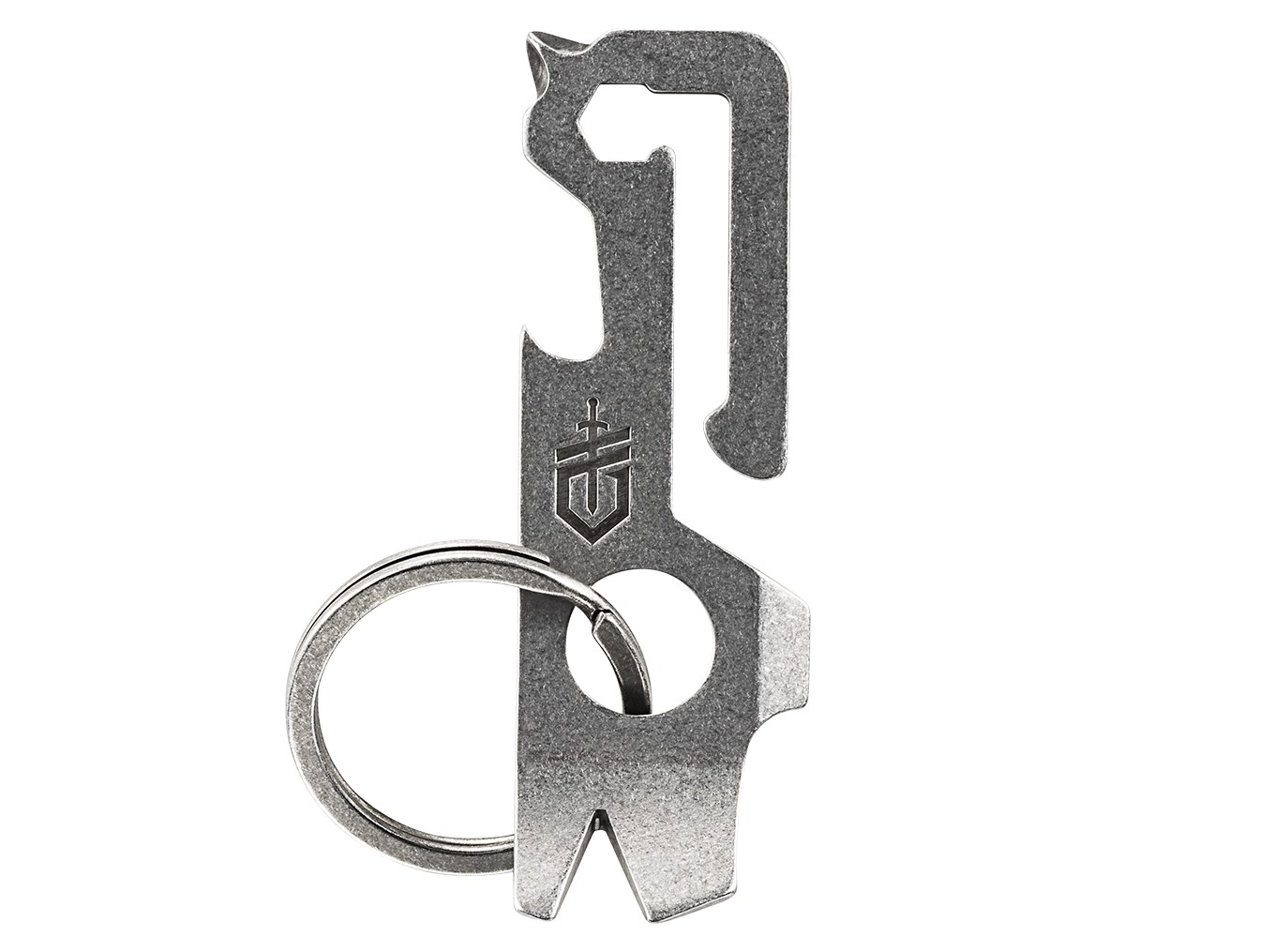GERBER MULLET – STONEWASH STAINLESS STEEL SOLID MULTI KEYCHAIN TOOL