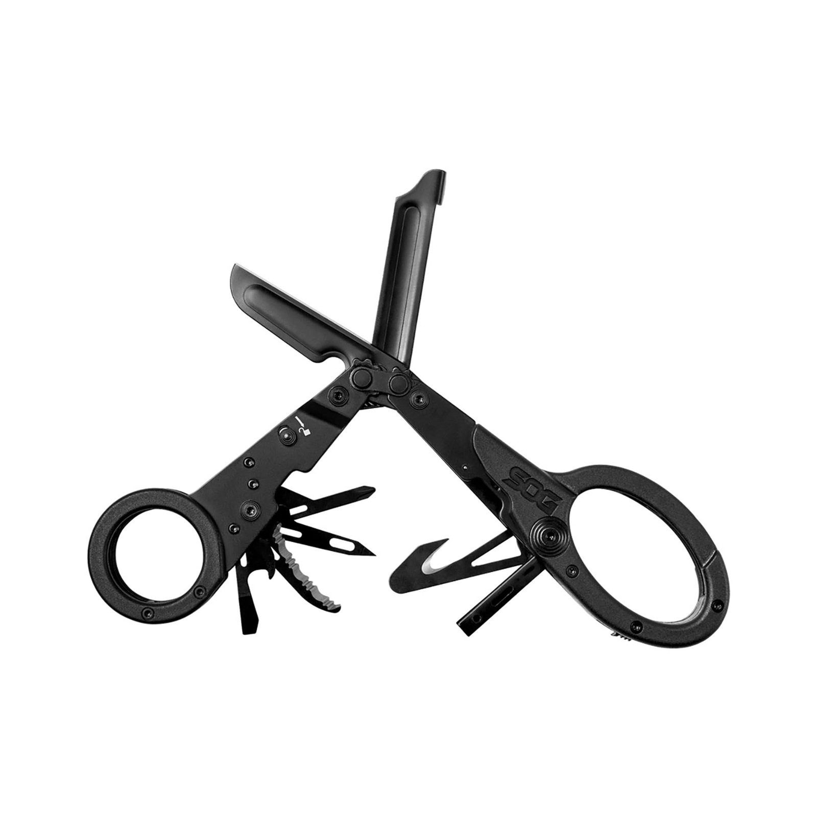 SOG ParaShears Lightweight Backcountry Stainless Steel Multi-Tool, 11 Tools |…