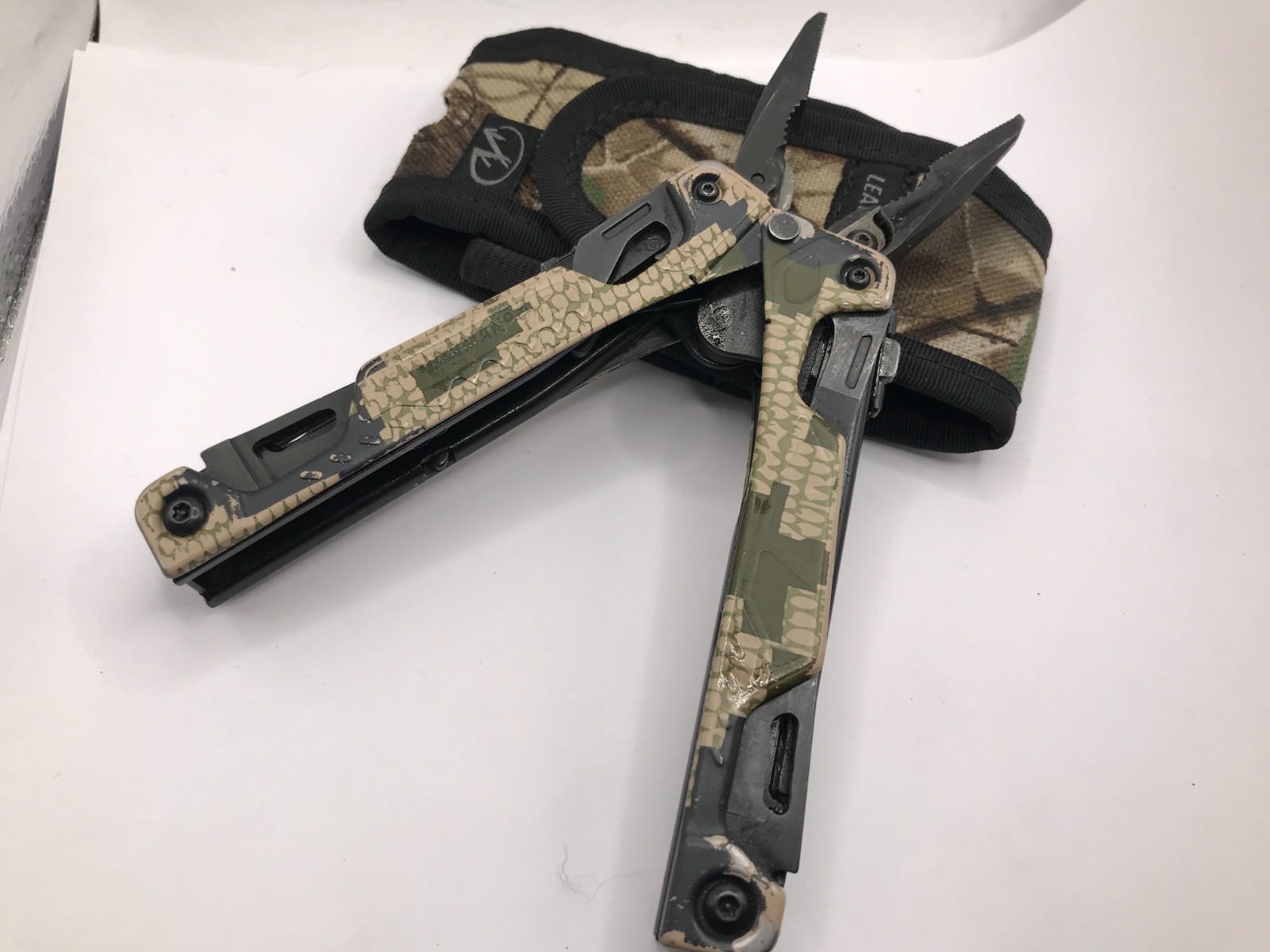 Rare Leatherman OHT Camo Collectable Retired USED Multitool