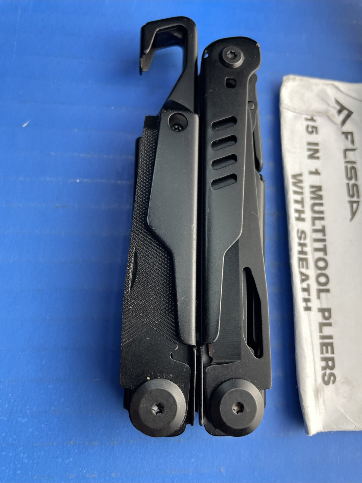 FLISSA 15-in-1 MultiTool Pliers Portable Survival Compact Folding Pocket Knife