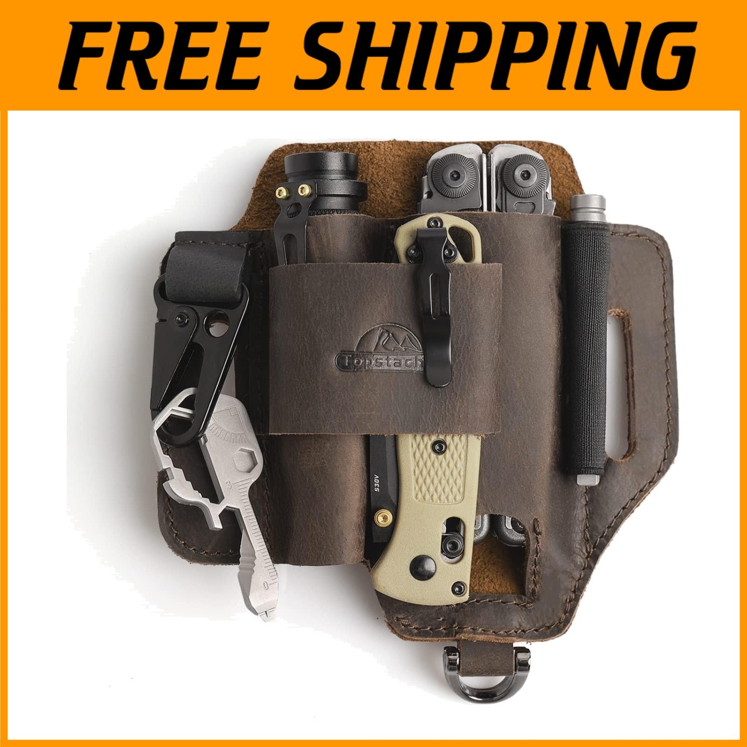 EDC Belt Organizer Sheath, Leatherman Multitool Holder