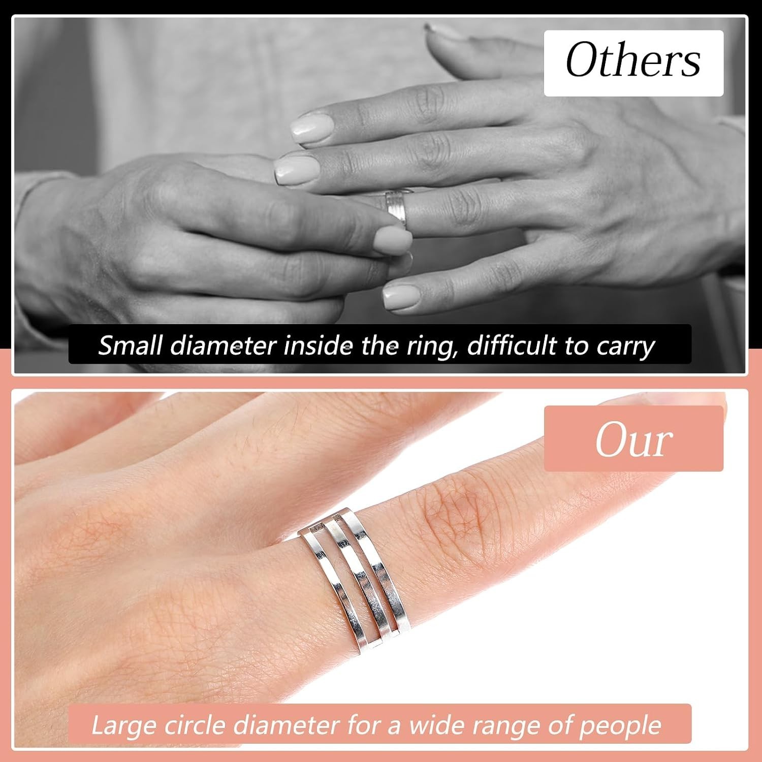 2PCS Jump Ring Opener Tools for Jewelry Making, Stainless Steel, Silver Finish