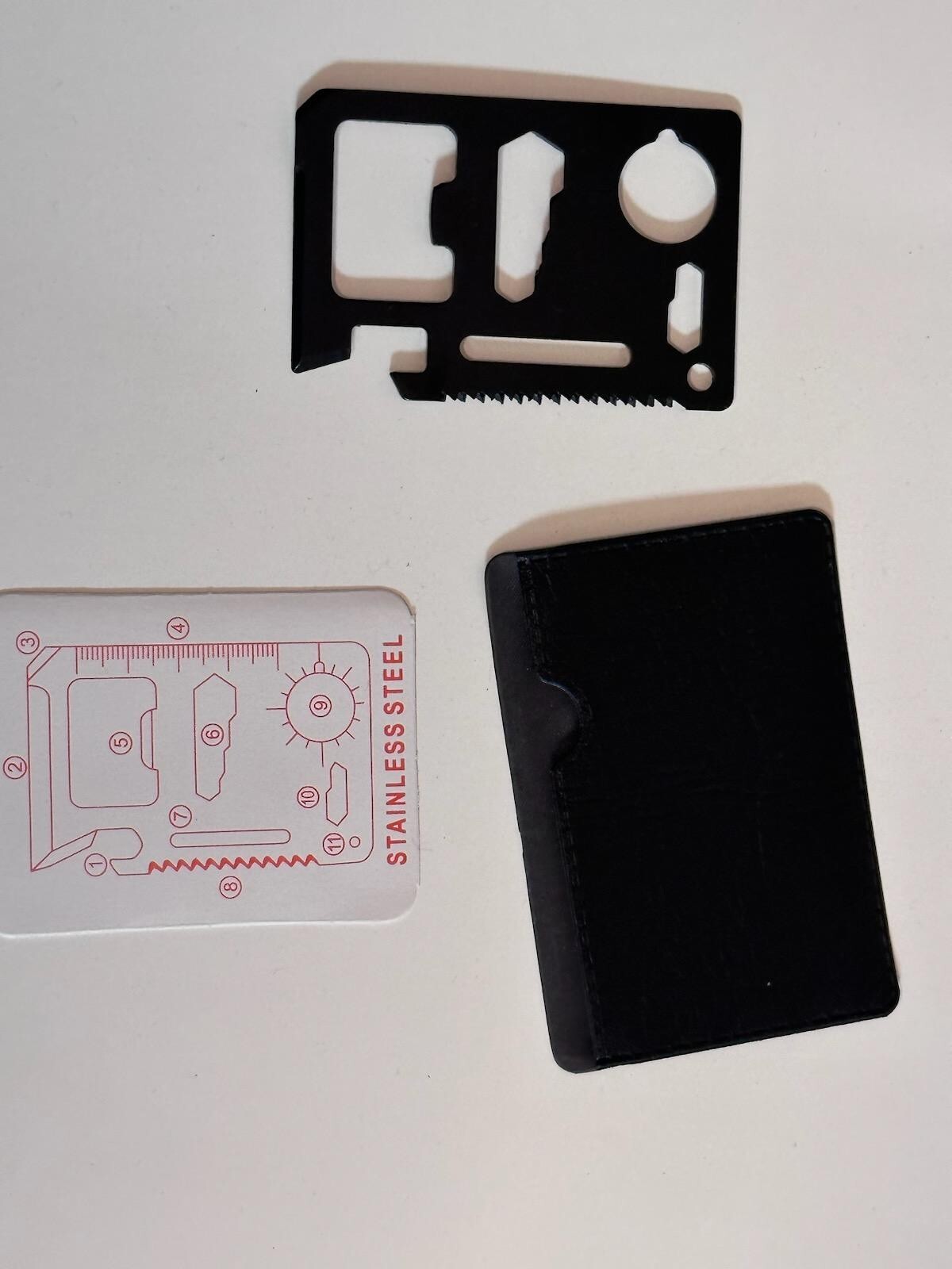 Ultimate 11-in-1 Survival Credit Card Multitool