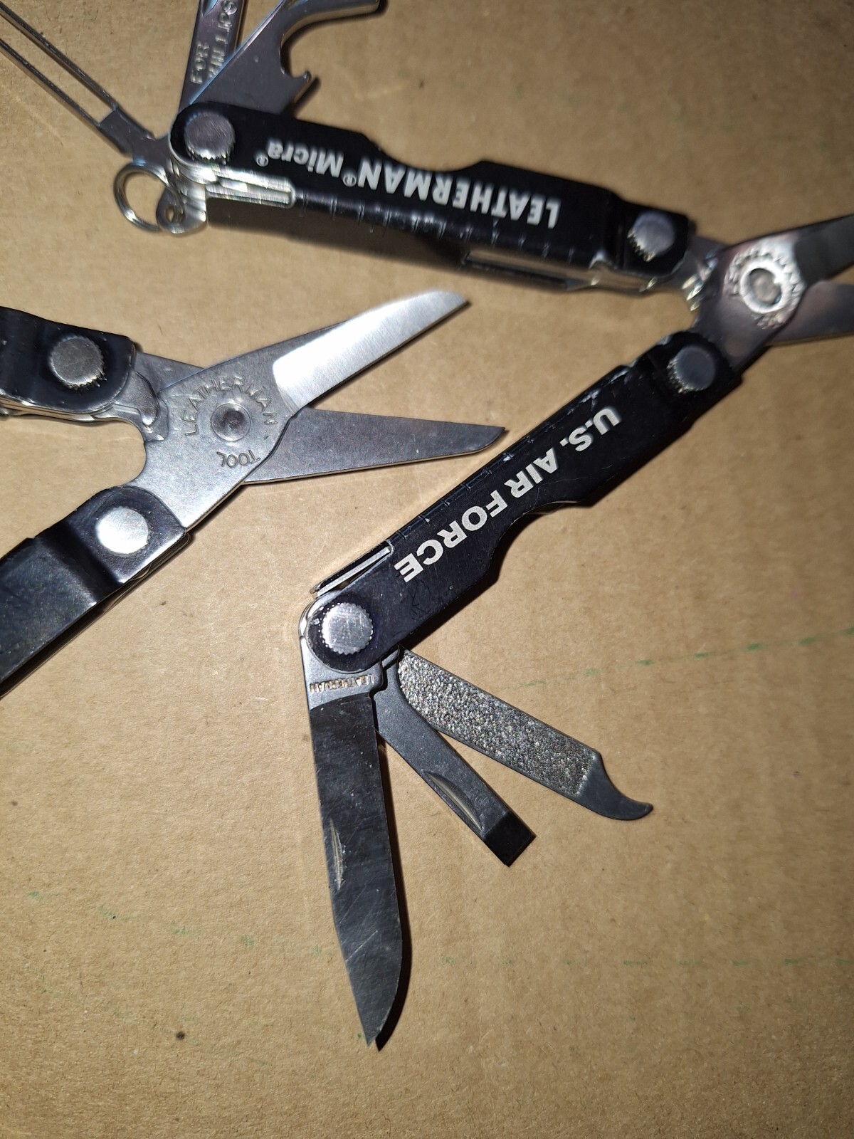 2 Leatherman BLACK MICRA Mini Multi Tools LOT U106