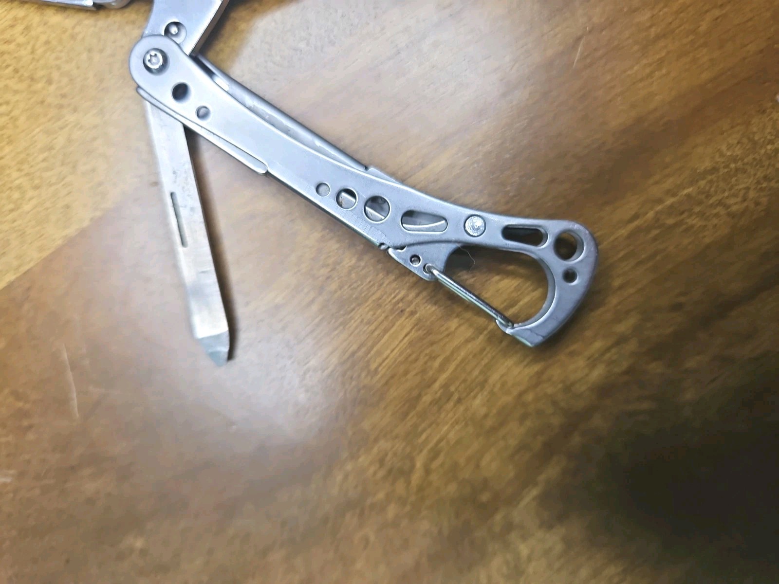 LEATHERMAN STYLE CS Black Multi-Tool Knife File Tweezer Carabiner
