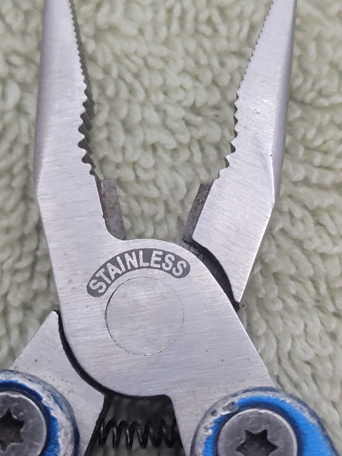 Vintage Sheffield Stainless Steel Blue Mini Multi Tool – 10 Tools