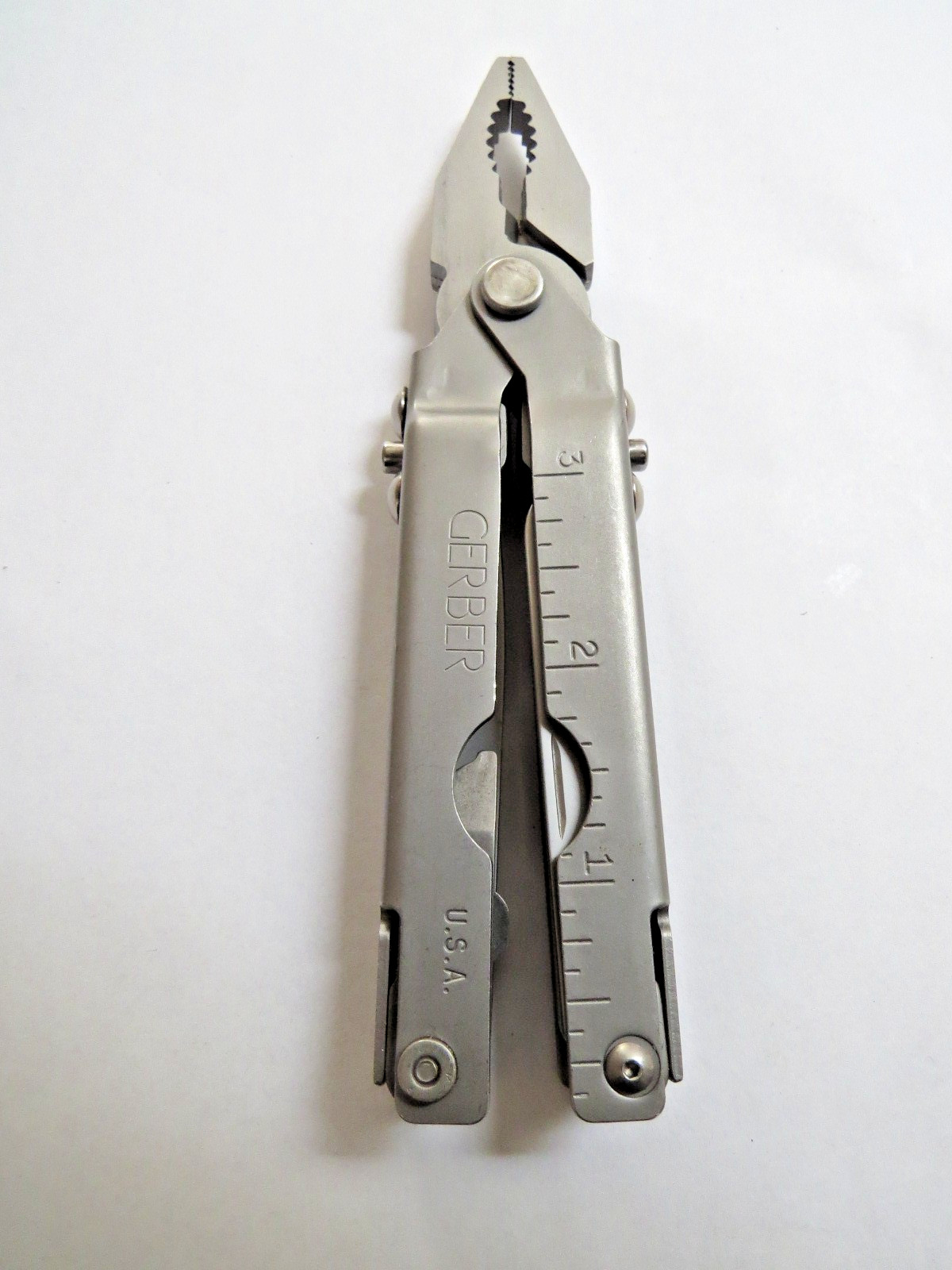 Vintage Stainless Gerber MP600 Blunt Nose Multi Plier Folding Tool No Plastic
