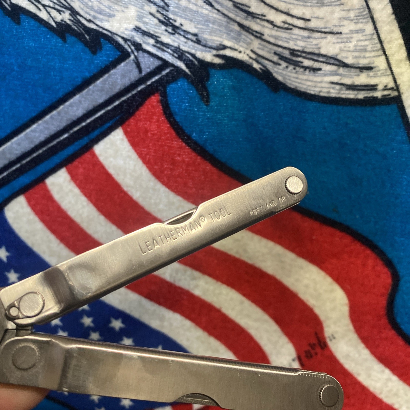 VTG Original Leatherman Multi-Tool Portland OR USA + Leather Sheath 1990’s CLEAN