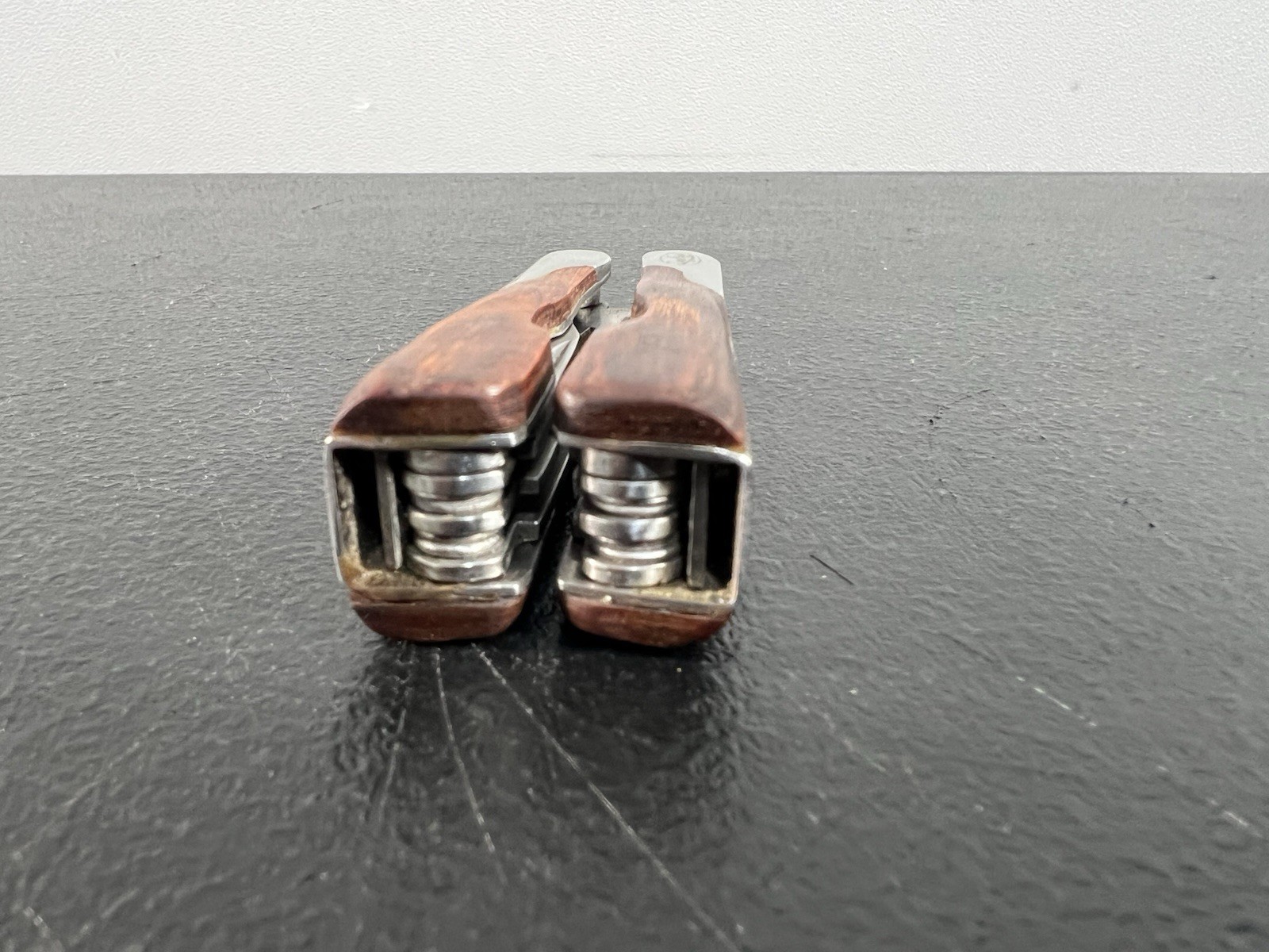 Sheffield Mini Multi-Tool with Wood Handles Pliers and Knife Set