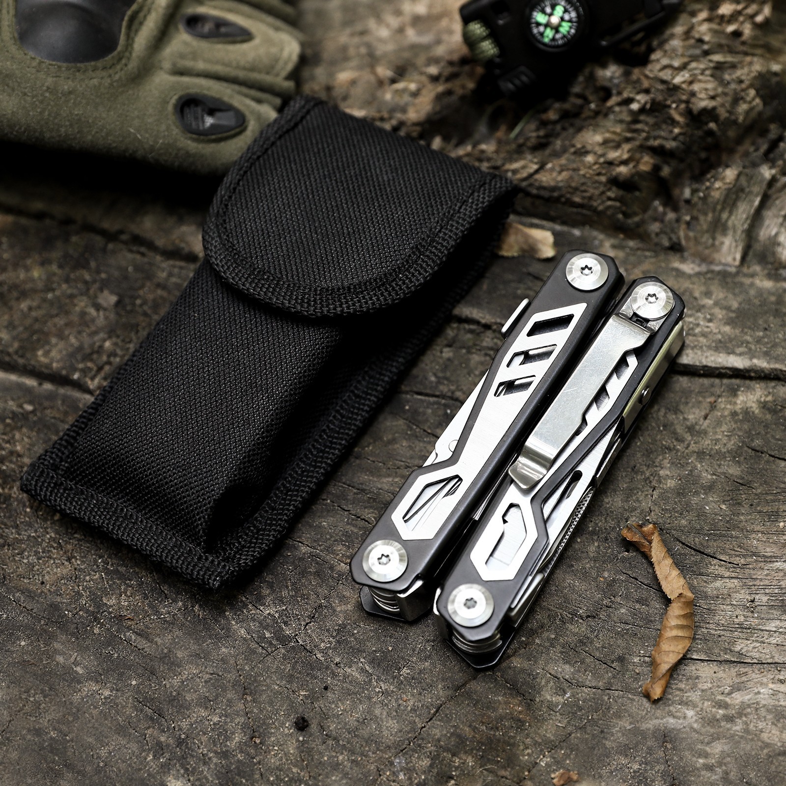 Dispatch 16-in-1 Multitool EDC Pocket Tool with Pliers, Screwdriver,Bottle Opene