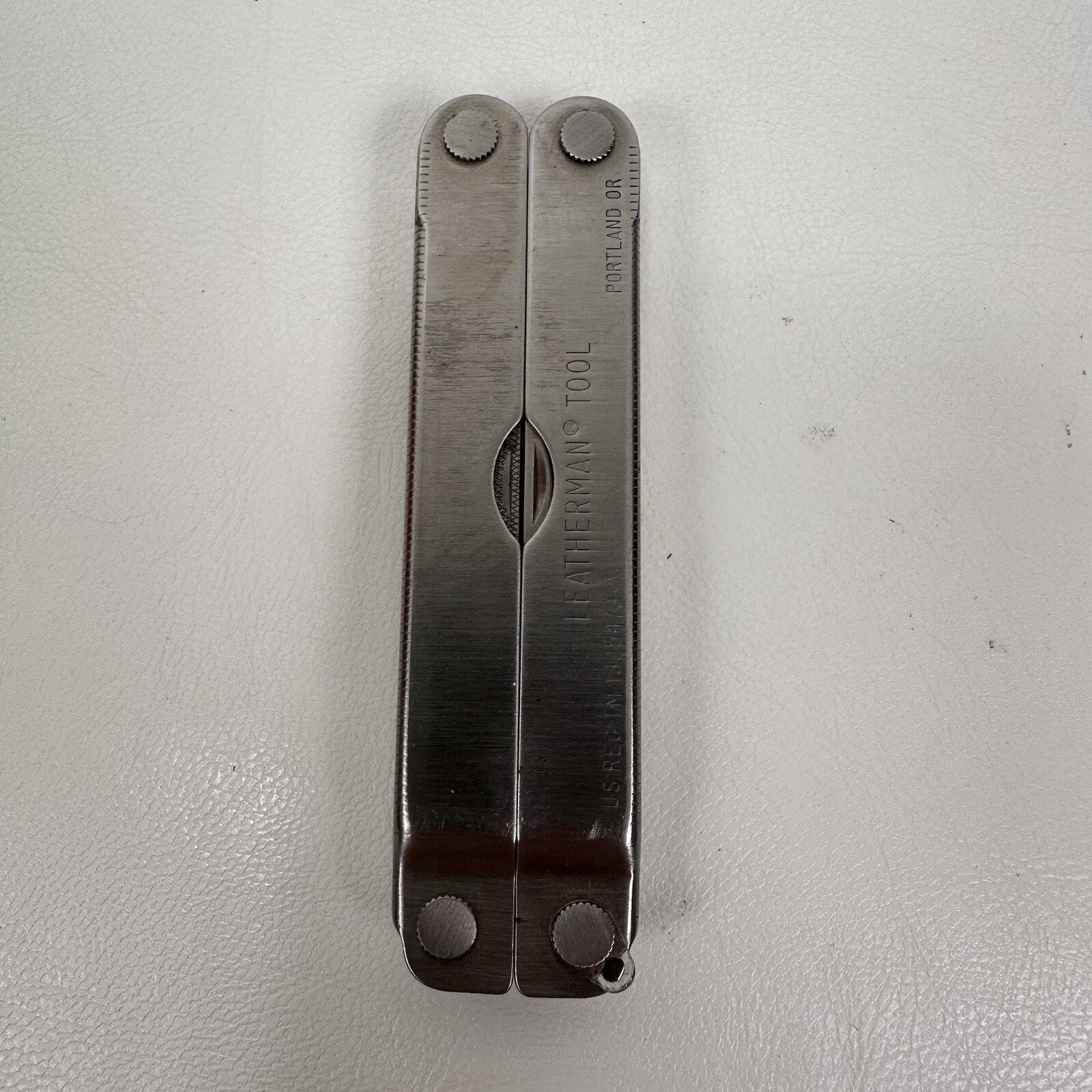 Leatherman Multi Tool Portland OR TM 1325473 With Pouch USA Vintage Original