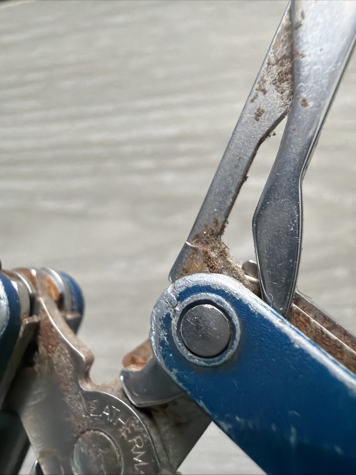 Leatherman Squirt PS4 MultiTool Knife File Lot-2 Scissors Broken Rusty Parts