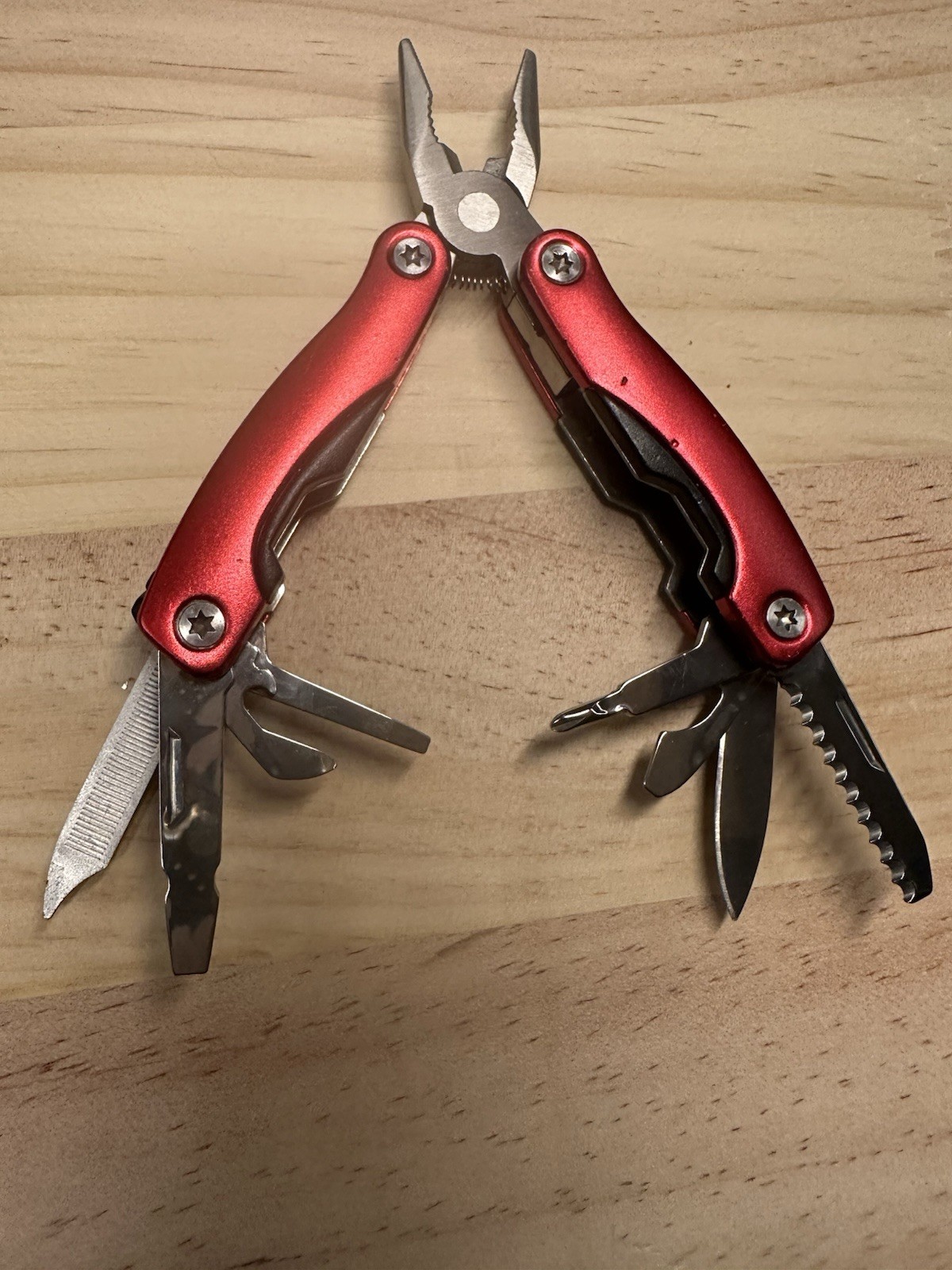Traveler Stainless Steel 9 In 1 Multitool Plier Survival Camping 3” Closed Tool