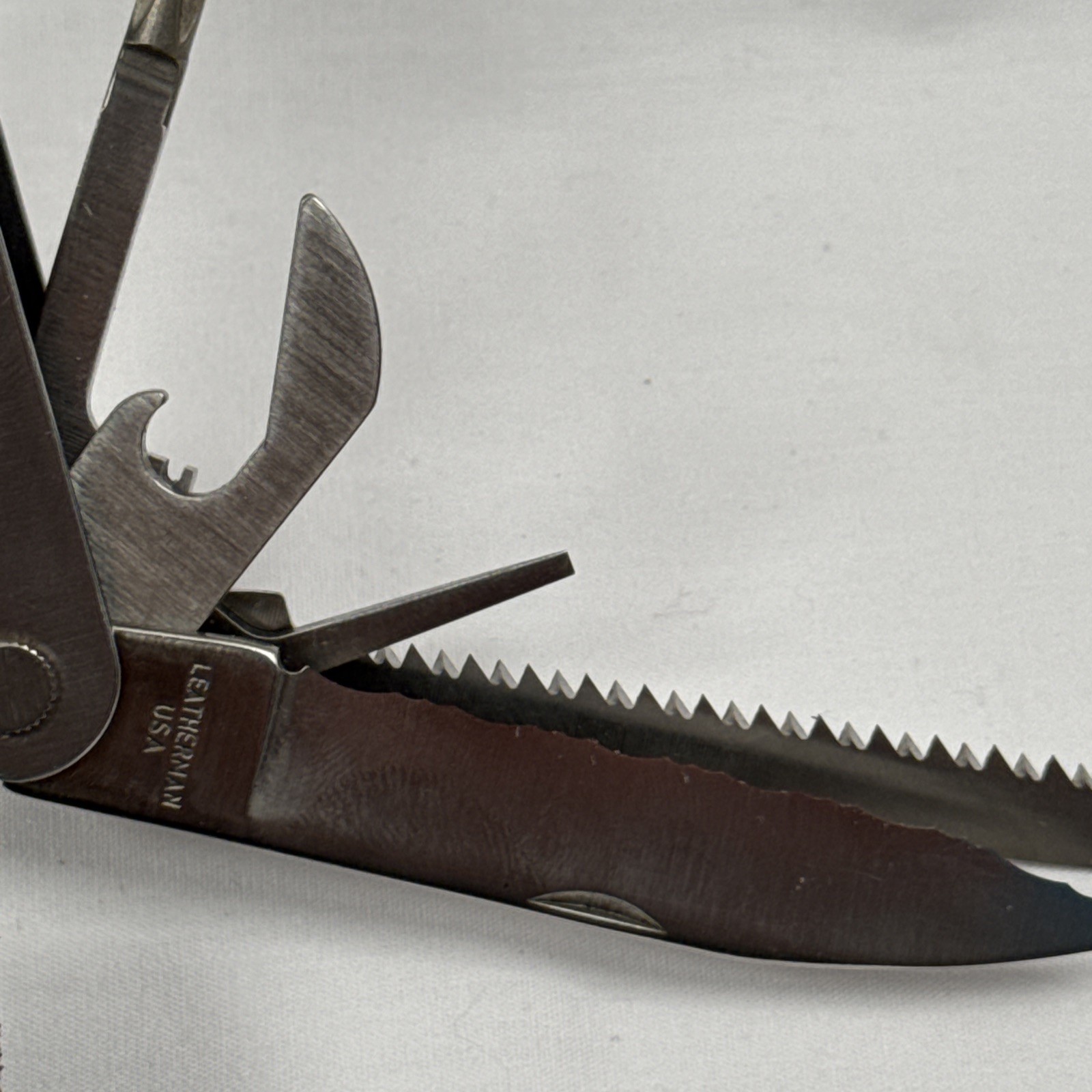 Original Vintage Leatherman Super Tool Pat. Pending Leather Sheath